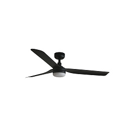 Люстра-вентилятор Faro Barcelona Punt M Ø1320, 3 лопасти, DC-мотор, CCT LED 18 Вт, CCT 3000/4200/6500 K