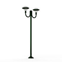 Dallas N° 10; Smoked polycarbonate E27 75W; British green