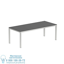 СТОЛ TABOELA 210X90CM + КЕРАМИЧЕСКАЯ СТОЛЕШНЯ ЧЕРНАЯ Royal Botania