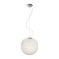 FN274007LD_10 Foscarini Gem SP LED большая дизайнерская люстра со сферическим плафоном белый — фото 1