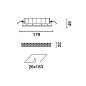 EJ92 Laser Blade XS iGuzzini Minimal 10 cells - Wide Flood beam - LED