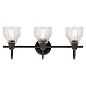 Avery 3 Light Vanity Light Olde Bronze настенный светильник 45973OZ Kichler — фото 2