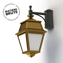 Avenue 2 N° 4; Opal PMMA Built-in LED 2700°K warm white 13W; Raw brass