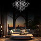 10259/1200 Silver Asfour Loft it Mira подвесной светильник, 0.7Вт, 3000K, 9450лм, серебро — фото 2