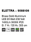 9088106 ELETTRA Novaluce светильник LED 20W 230V 1400Lm 3000K IP20