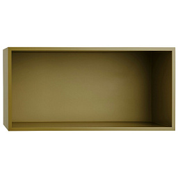 32430 Muuto Mini Stacked настенная полка коричнево зеленая размер L