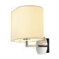 155861 SLV SOPRANA OVAL WL-1 светильник настенный 60W, хром/белый — фото 2