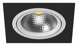 i81706 Lightstar Intero 111 встраиваемый потолочный светильник бело-черный