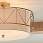 Birkleigh 4 Light Semi Flush Classic Gold потолочный светильник 52076CLG Kichler — фото 1