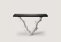 Aged Plaster shown with Dark Fumed Oak Top