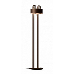 TMB11175 Lumen center TMB торшер металлический с цилиндрическим корпусом в отделке тёмная бронза