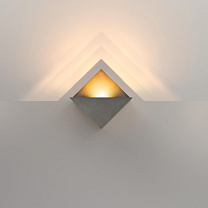Impulse Square Wall 1x IP44 LED DE Cast