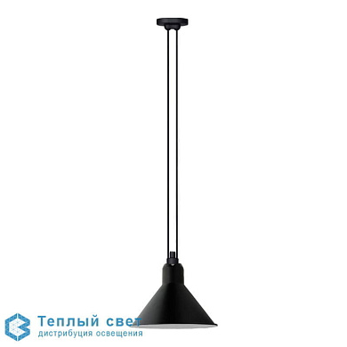 подвесной светильник с округлым плафоном на подвесной системе