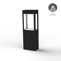 162211006 Roger Pradier Tetra садовый боллард с прямоугольным корпусом антрацитового цвета