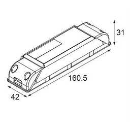 11631230 Modular LED Driver светодиодный драйвер  Dim 250 мА
