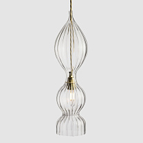 Spindle Pendant 3 Bubble полированная латунь