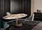 Catlin dining table Стол Minotti