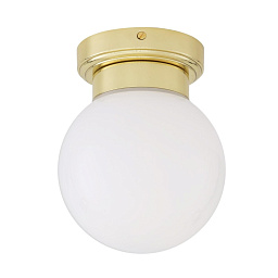 MLBCF011 Mullan Lighting Jordan накладной потолочный светильник с опаловым стеклянным шаром