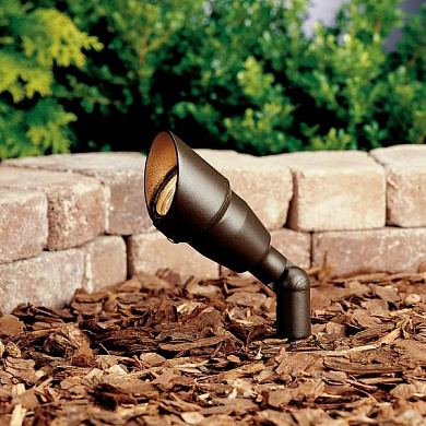 12V 50W 1 Light Accent Light Textured Architectural Bronze архитектурный прожектор 15374AZT Kichler