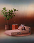 06047OR Kartell Trix Уличная кушетка, Liberty Obi Check / Rust — фото 5