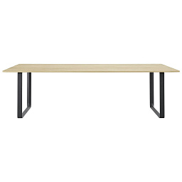 65165 Muuto 7070 обеденный стол массив дуб черный 108x255 см
