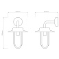 1096001 Montparnasse Wall Astro lighting настенный светильник полированный никель — фото 6