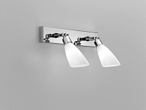Bassano 0456/2AP - Ш 6,5 x В 18,5 x Г 12/18 см / 65 мм / коричневый; зеленый; синий; патинированный