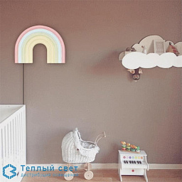 134300 Globen Lighting Rainbow настенный светильник в форме радуги с подсветкой