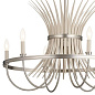 Baile 6 Light Chandelier Greige and Brushed Nickel люстра 52458NI Kichler