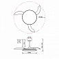 9007 Mantra SLIM FAN светильник с вентилятором 50W 5500lm 2700-5000K — фото 8