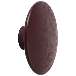 03271 Muuto Dots настенный деревянный крючок бордовый диаметром 17 см