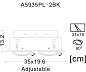 A5935PL-2BK Arte Lamp Cardani карданный светильник G5.3 2х50W 1000Lm 2700K — фото 4