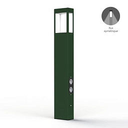 162233109 Roger Pradier Tetra садовый боллард зелёного цвета с прямоугольной формой