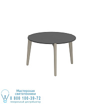 СТОЛИК TEA TIME Ø 60CM H40 SAND CERAMIC ЧЕРНЫЙ Royal Botania
