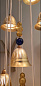 Golden Bell cascade Il Paralume Marina подвесная люстра-каскад с множеством подвесных стеклянных элементов Golden Bell — фото 1