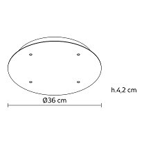 SR330N4INT, Ø360 мм, высота 42 мм, чёрный