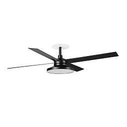 Встраиваемая люстра-вентилятор Faro Barcelona Rudder L Ø1320, 4 лопасти, DC-мотор, LED TAK, 2700 K