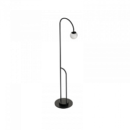 9095 Linea Light Group Butler уличный торшер на изогнутой стойке с круглым основанием