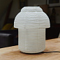 PAP30DSYT Papier Made By Hand Настольная лампа из папье-маше с двойным абажуром жёлтого цвета — фото 4
