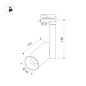 Трековый светильник Arlight SP-POLO-TRACK-PIPE-R65-8W — фото 1