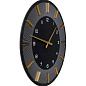 53216 Часы настенные Lio Черные Ø60см Kare Design