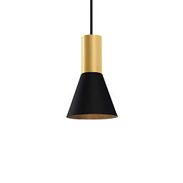 ODREY 1.3 Gold + Jet Black Wever Ducre Odrey подвесной светильник конусный черный