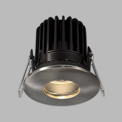 ACB Iluminacion Bip 3680/8 Встраиваемый Satin Nickel, LED COB 1x10W 3000K 750lm, IP64, Встроенный LED