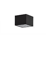 Dark Anthracite Aluminium & Glass LED 17Watt 220-240Volt 1463Lm IP54 3000K L:11 W:11 H:8 cm