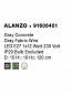 91606401 ALANZO Novaluce светильник из бетона LED E27 1x12W 230В IP20