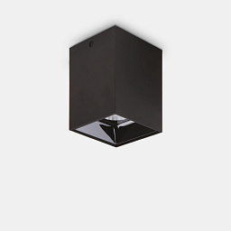 206028 Ideal lux Nitro потолочный светильник с черным квадратным корпусом