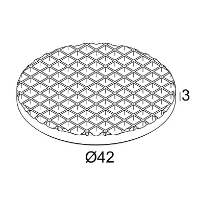 19810 0030 Delta Light ACCESSORIES РАСПРОСТРАНЕННАЯ ЛИНЗА 42
