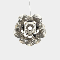 Люстра Tom Dixon Whirl Burst - Серебро полированный Поликарбонат