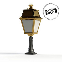 Avenue 2 N° 6; Opal PMMA Built-in LED 2700°K warm white 13W; Raw brass