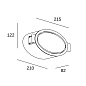 05-7564-14-M1 настенный светильник Leds C4 Ely Recessed белый — фото 1